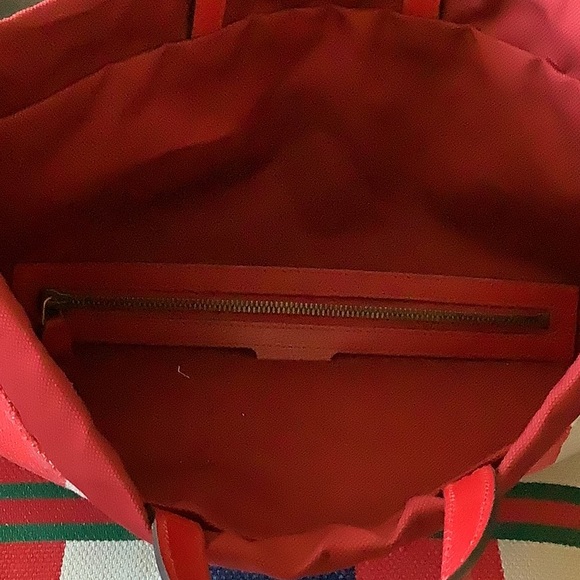 NWT Gucci Striped Canvas Backpack - Picture 3 of 4